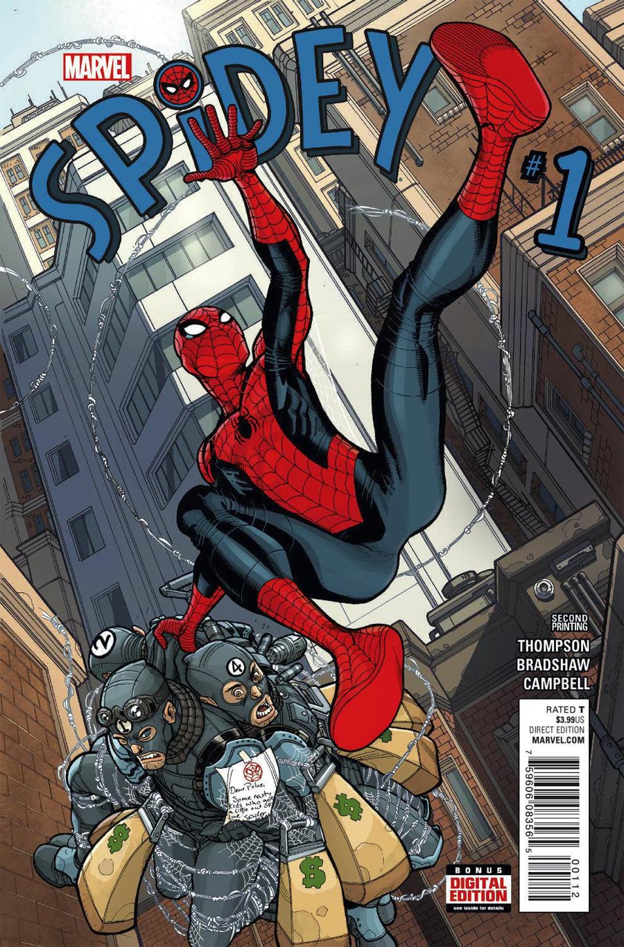 Spidey #1 Cover F 2nd Ptg Nick Bradshaw Variant Cover