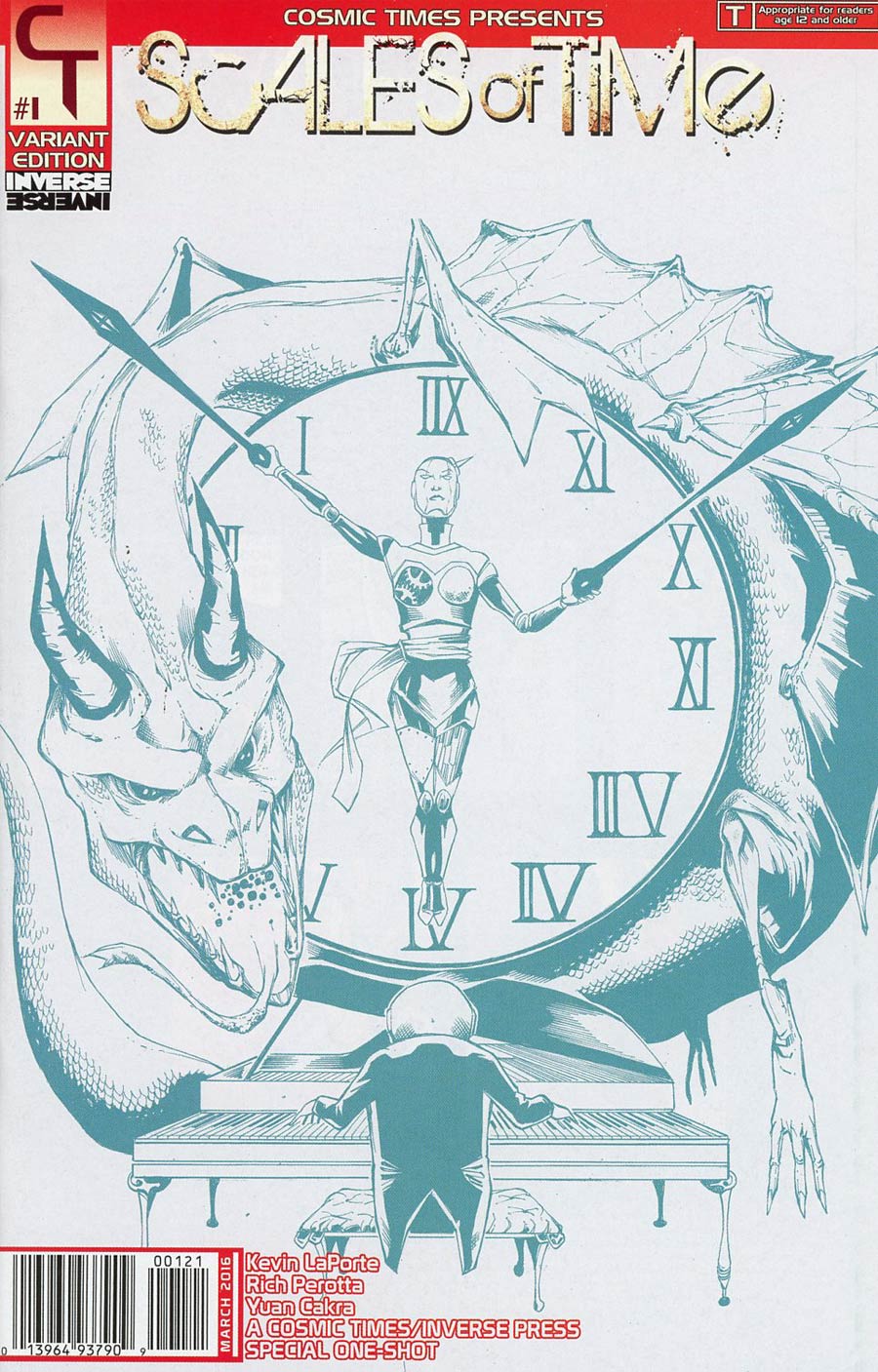 Scales Of Time One Shot Cover B Incentive Blue Line Variant Cover