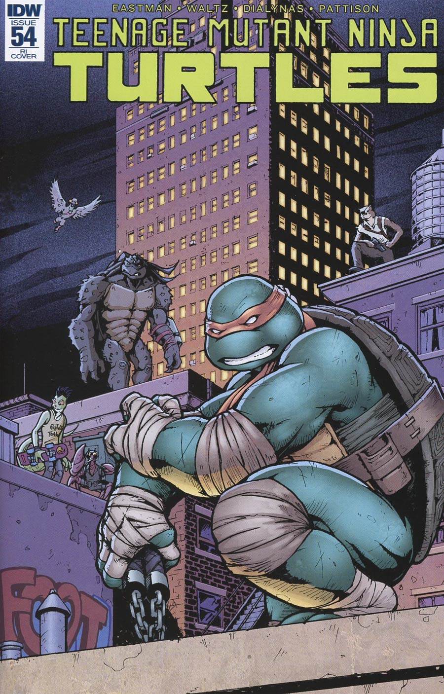 Teenage Mutant Ninja Turtles Vol 5 #54 Cover C Incentive Andrew Griffith Variant Cover