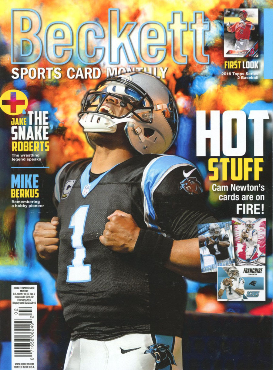Beckett Sports Card Monthly Vol 33 #2 Feb 2016