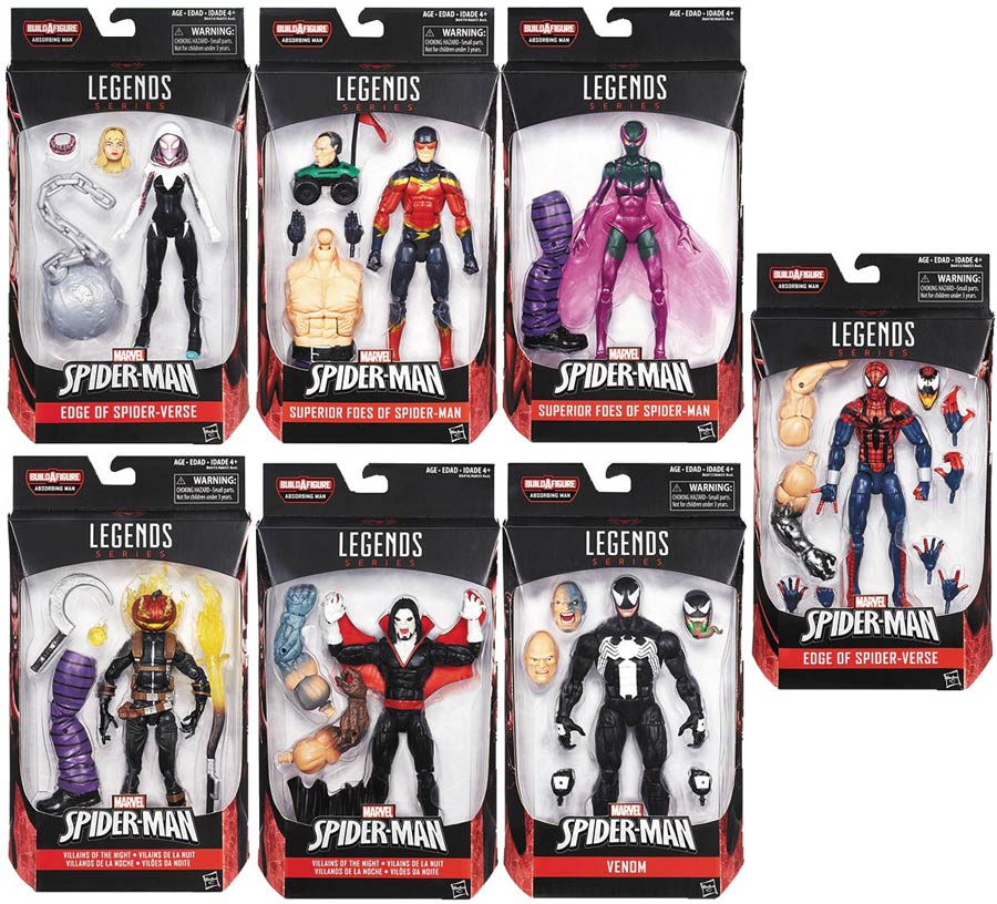 Spider-Man Legends 6-Inch Action Figure Assortment Case 201601