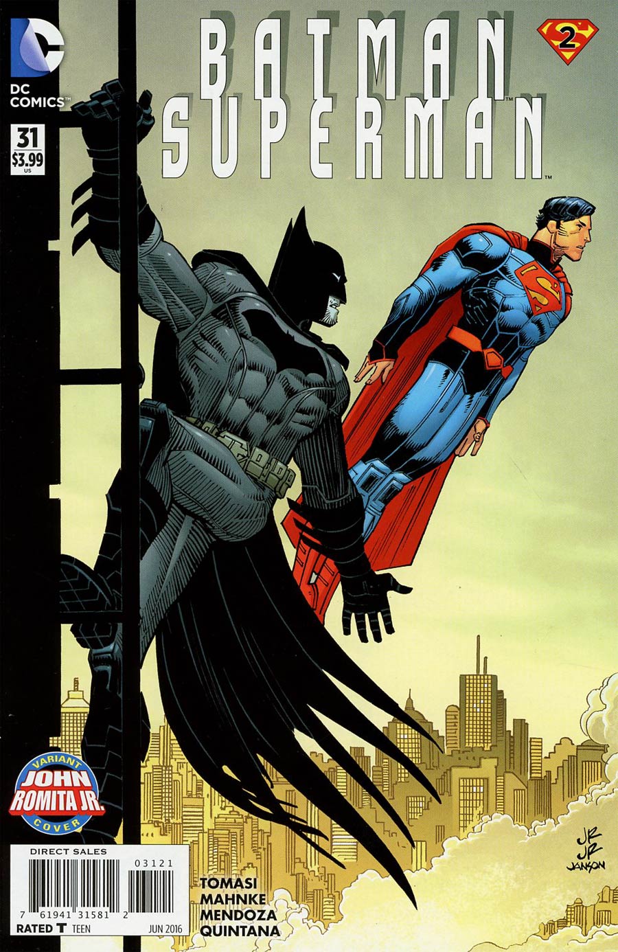 Batman Superman #31 Cover B Variant John Romita Jr Cover (Super League Part 2)