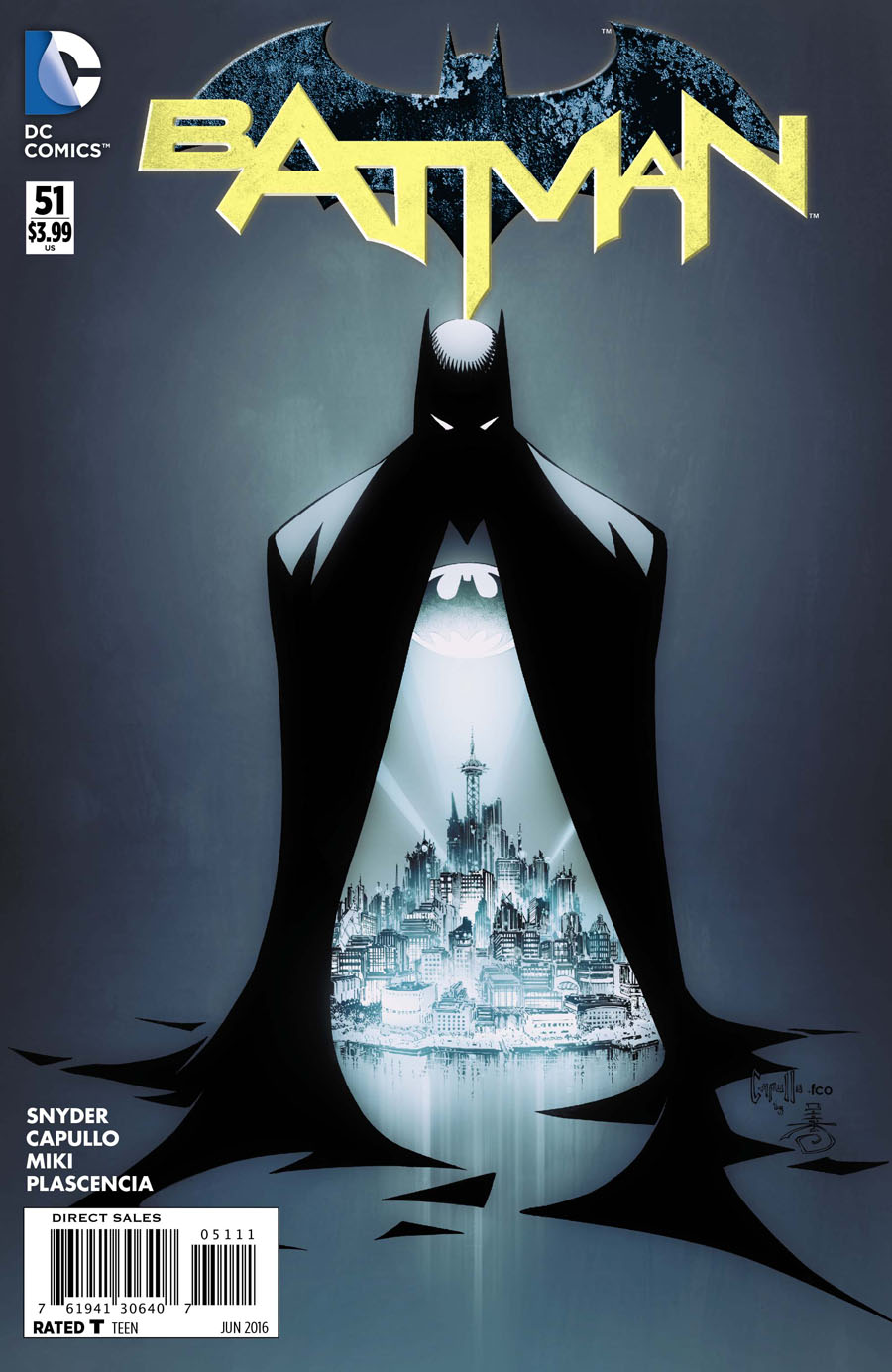 Batman Vol 2 #51 Cover A Regular Greg Capullo Cover