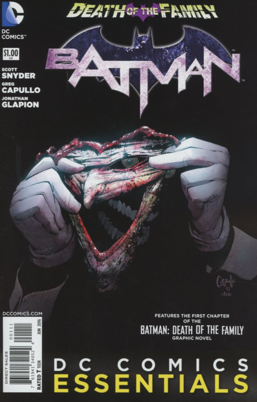 DC Comics Essentials Batman Death Of The Family #1