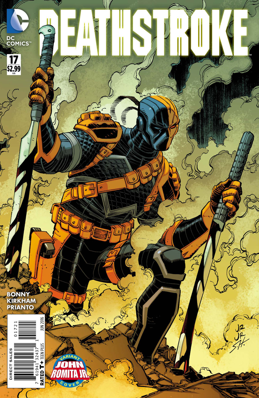 Deathstroke Vol 3 #17 Cover B Variant John Romita Jr Cover