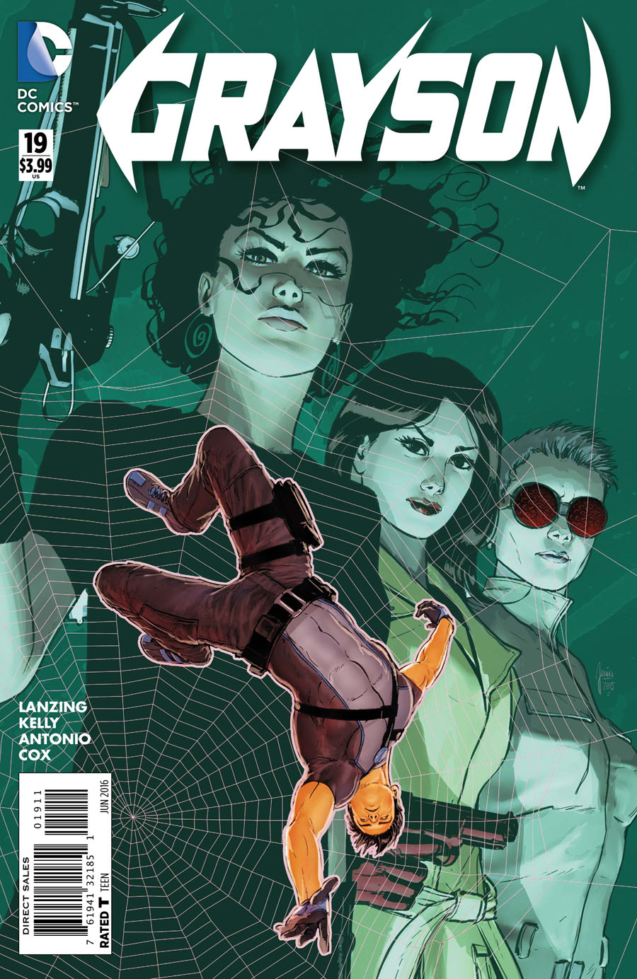 Grayson #19 Cover A Regular Mikel Janin Cover