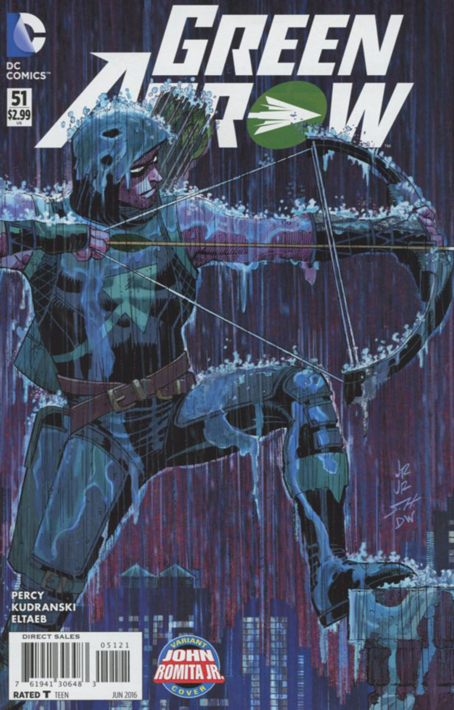 Green Arrow Vol 6 #51 Cover B Variant John Romita Jr Cover