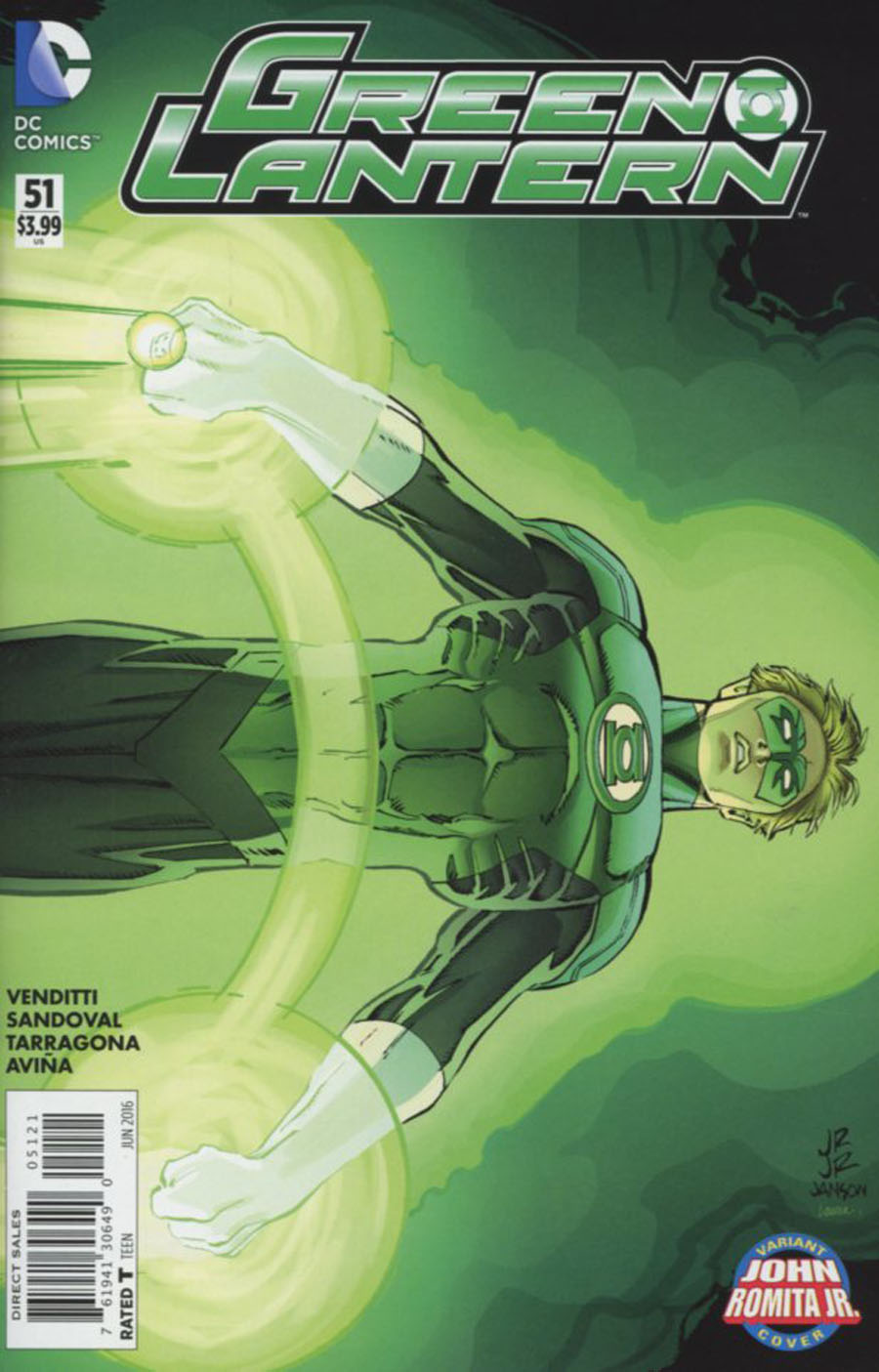 Green Lantern Vol 5 #51 Cover B Variant John Romita Jr Cover