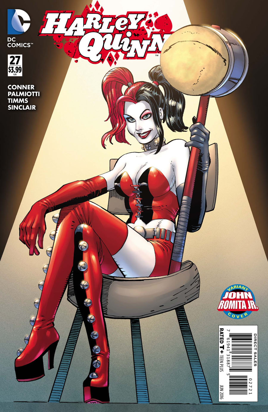 Harley Quinn Vol 2 #27 Cover B Variant John Romita Jr Cover