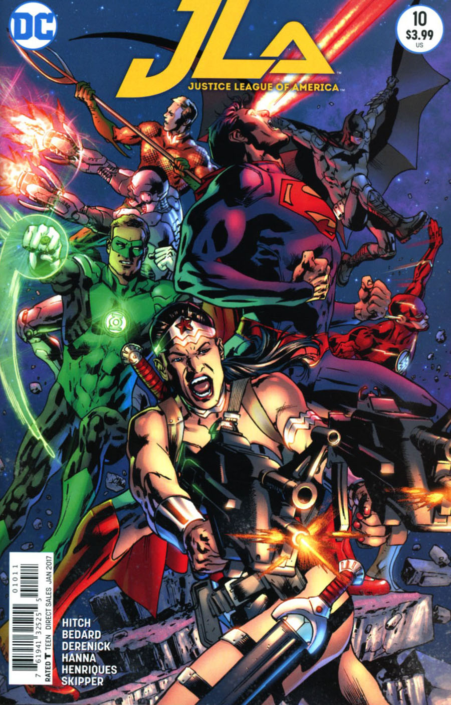 Justice League Of America Vol 4 #10 Cover A Regular Bryan Hitch Cover