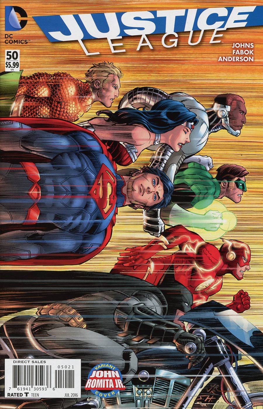 Justice League Vol 2 #50 Cover B Variant John Romita Jr Cover