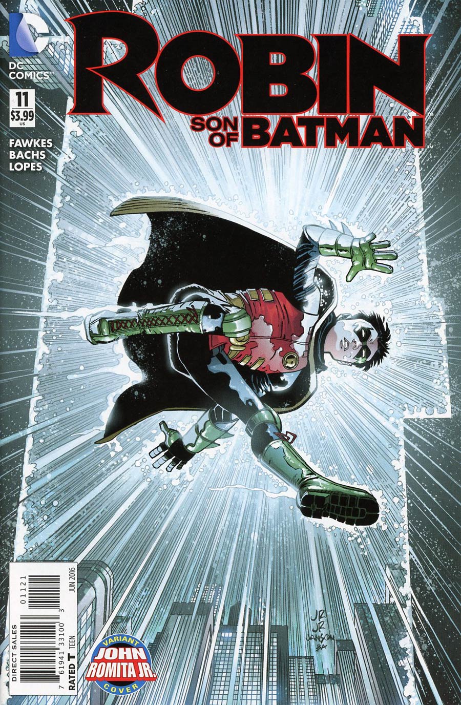 Robin Son Of Batman #11 Cover B Variant John Romita Jr Cover