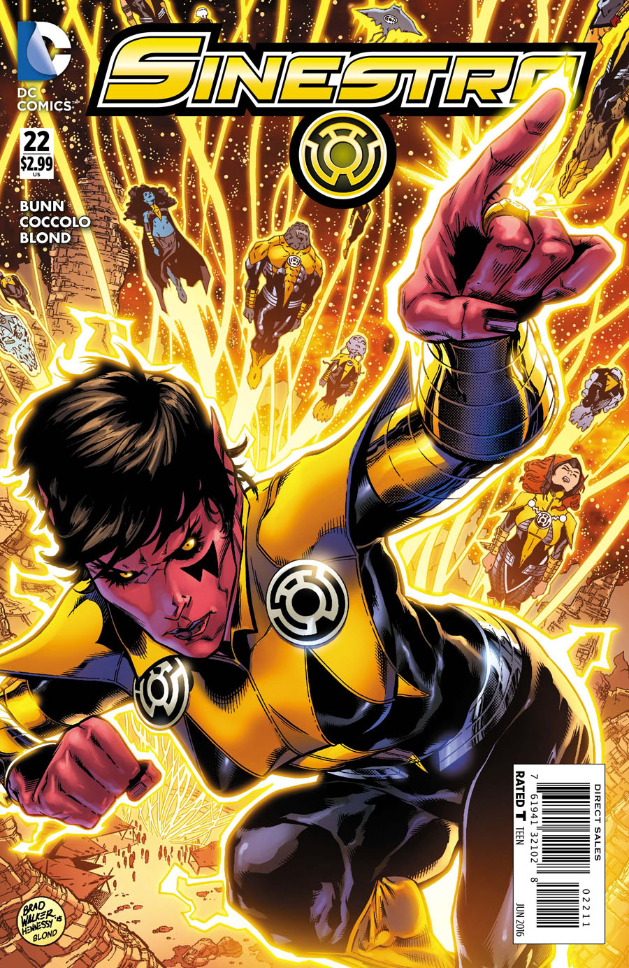 Sinestro #22 Cover A Regular Brad Walker Cover