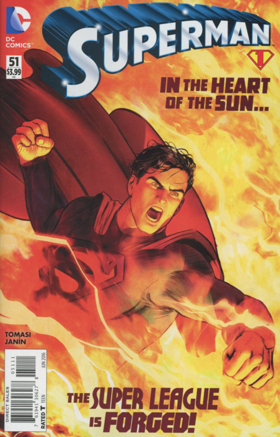 Superman Vol 4 #51 Cover A 1st Ptg Regular John Romita Jr Cover (Super League Part 1)