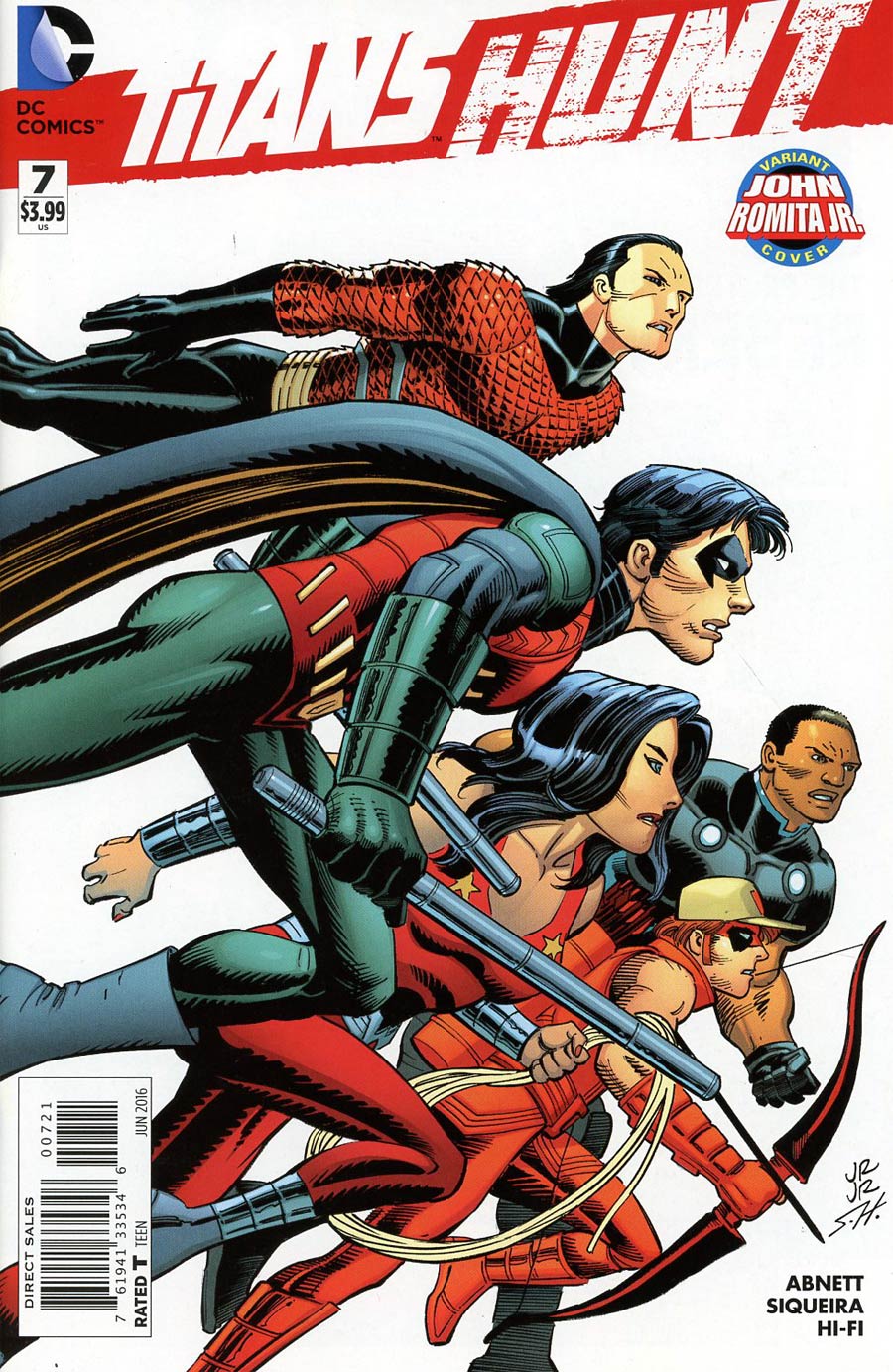 Titans Hunt #7 Cover B Variant John Romita Jr Cover