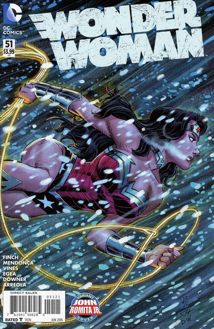 Wonder Woman Vol 4 #51 Cover B Variant John Romita Jr Cover