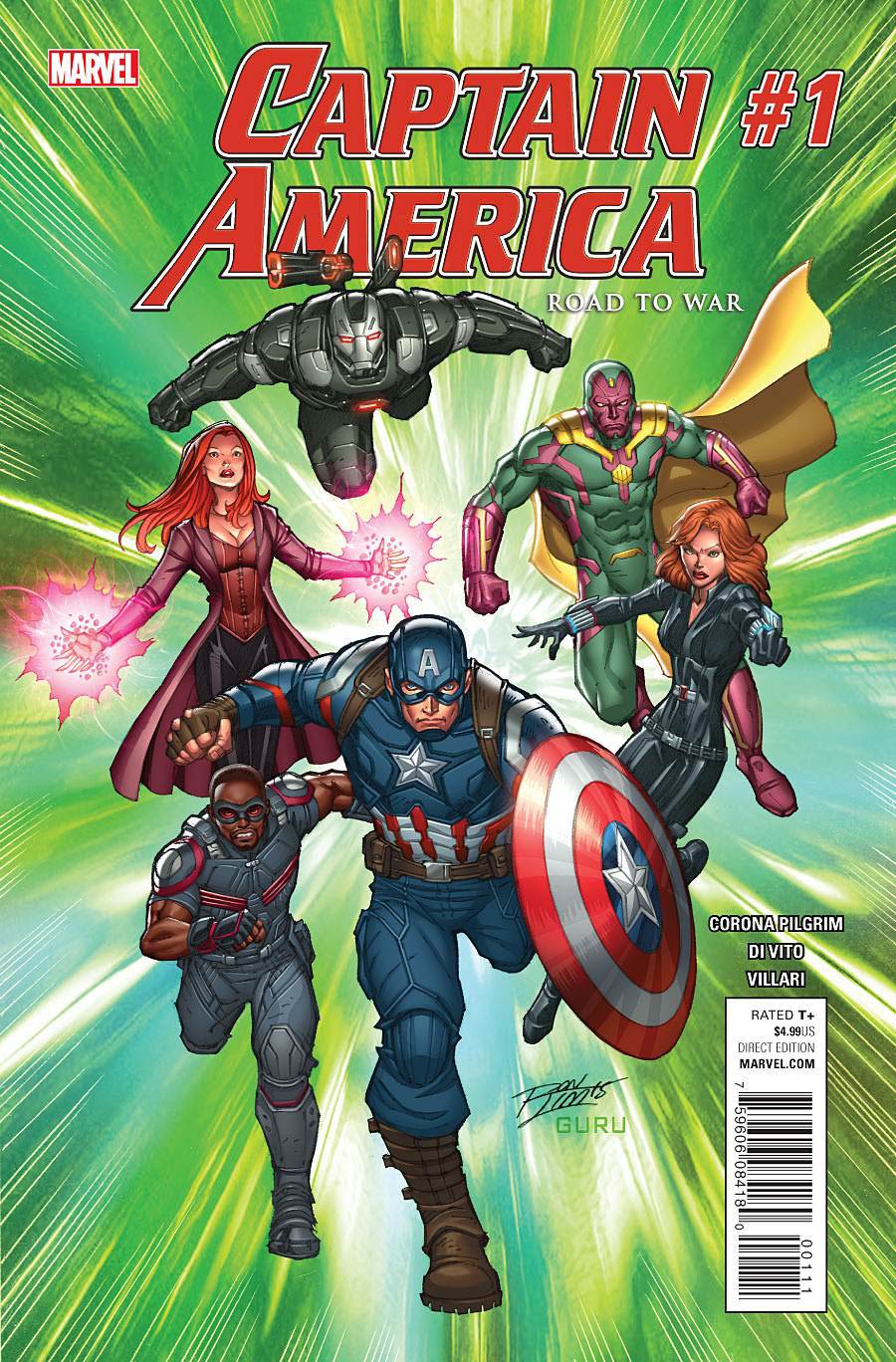 Captain America Road To War #1 Cover A Regular Ron Lim Cover