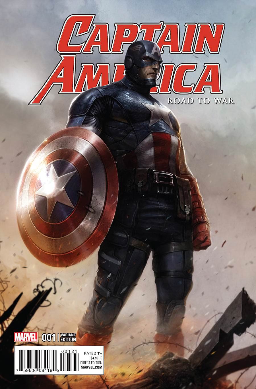 Captain America Road To War #1 Cover B Variant Francesco Mattina Cover