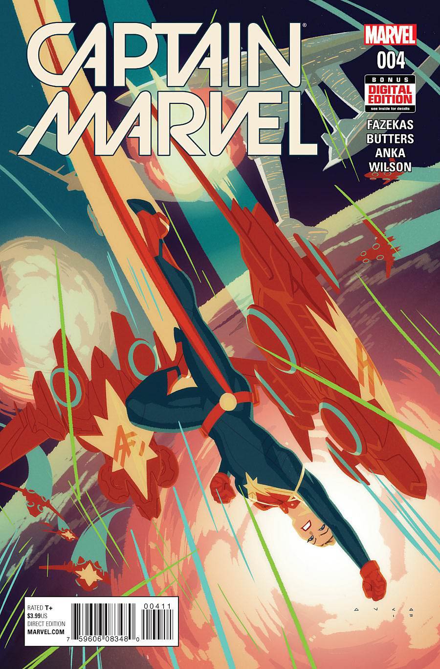 Captain Marvel Vol 8 #4 Cover A Regular Kris Anka Cover