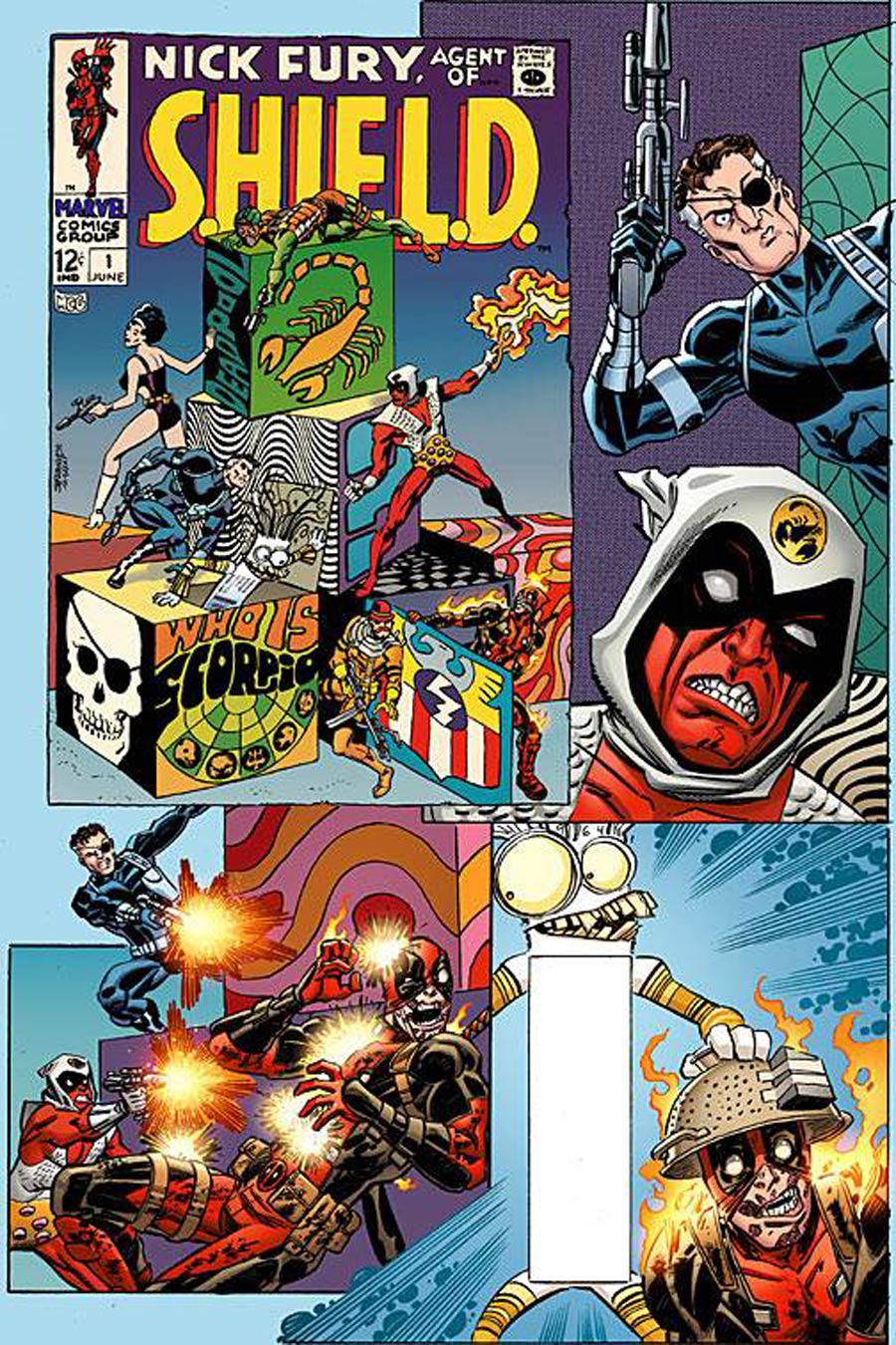 Deadpool Vol 5 #10 Cover B Variant Scott Koblish Secret Comic Cover