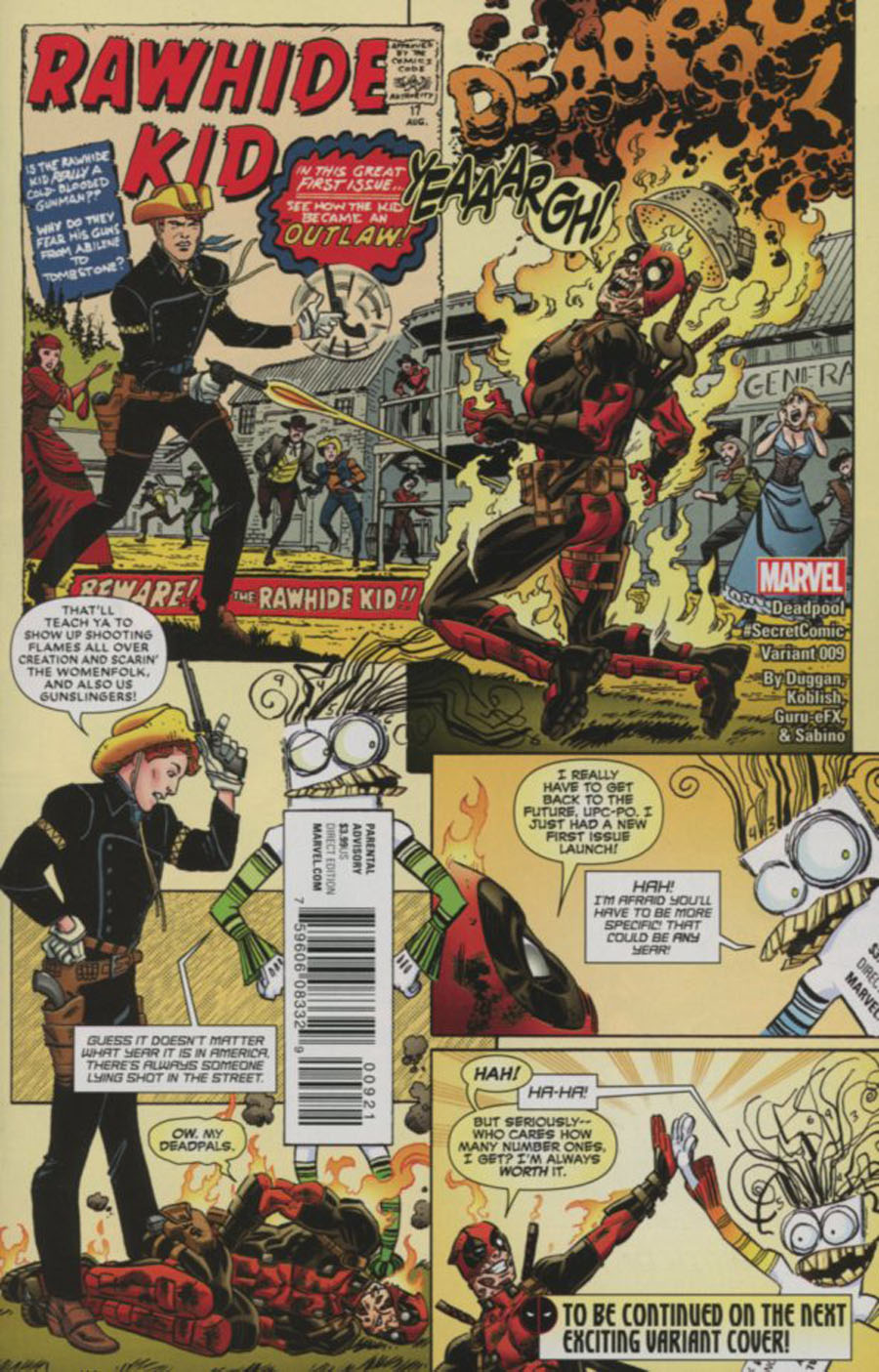 Deadpool Vol 5 #9 Cover B Variant Scott Koblish Secret Comic Cover