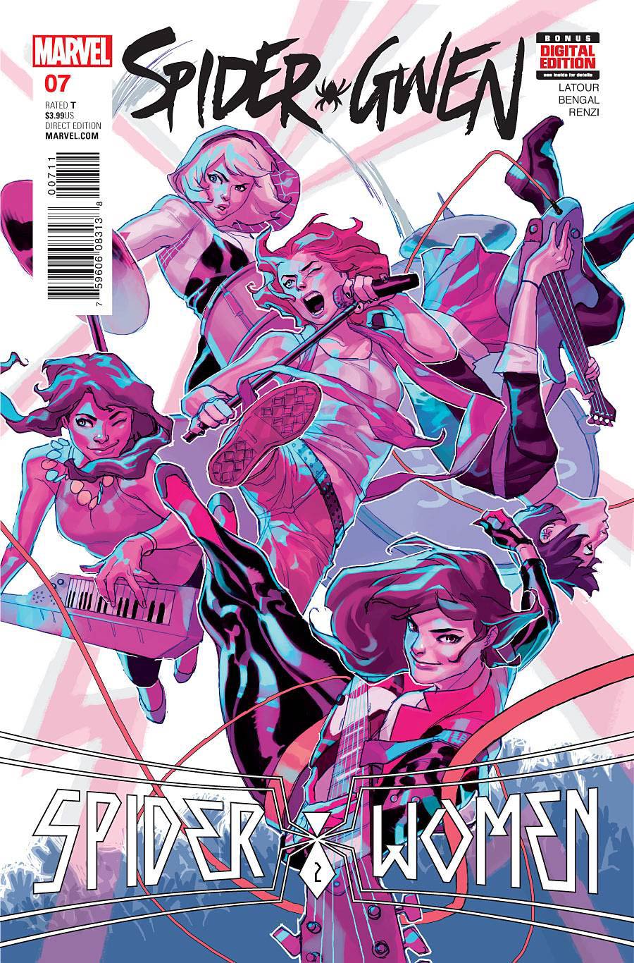 Spider-Gwen Vol 2 #7 Cover A Regular Yasmine Putri Cover (Spider-Women Part 2)