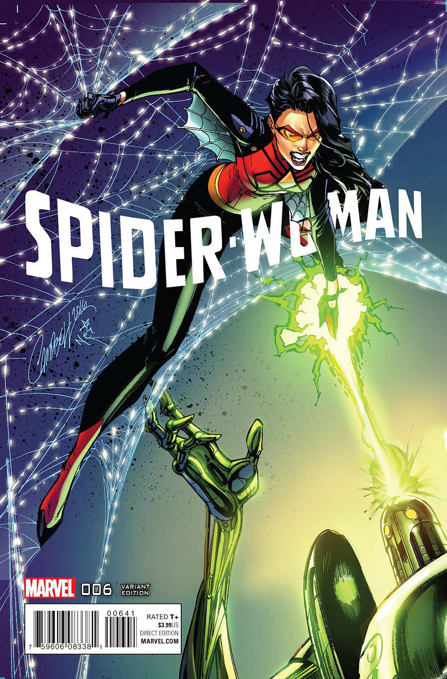 Spider-Woman Vol 6 #6 Cover B Variant J Scott Campbell Connecting D Cover (Spider-Women Part 4)