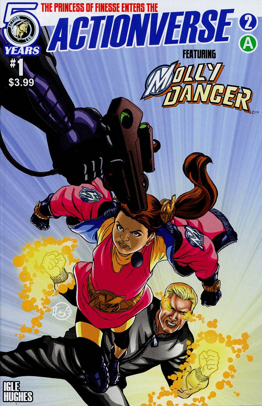 Actionverse #2 Featuring Molly Danger Cover A Regular Jamal Igle Cover