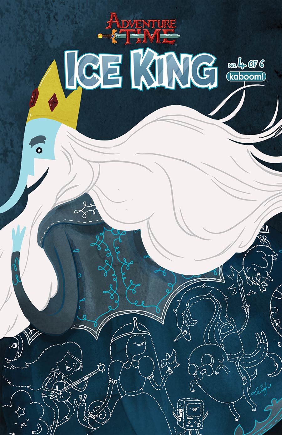 Adventure Time Ice King #4 Cover B Variant Leigh Luna Subscription Cover