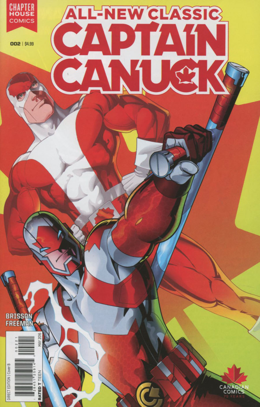 All-New Classic Captain Canuck #2 Cover B Variant Leif Glenister Cover