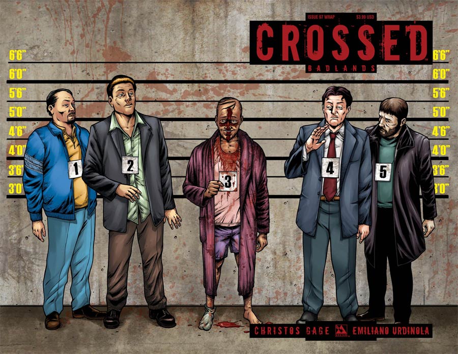 Crossed Badlands #97 Cover C Wraparound Cover