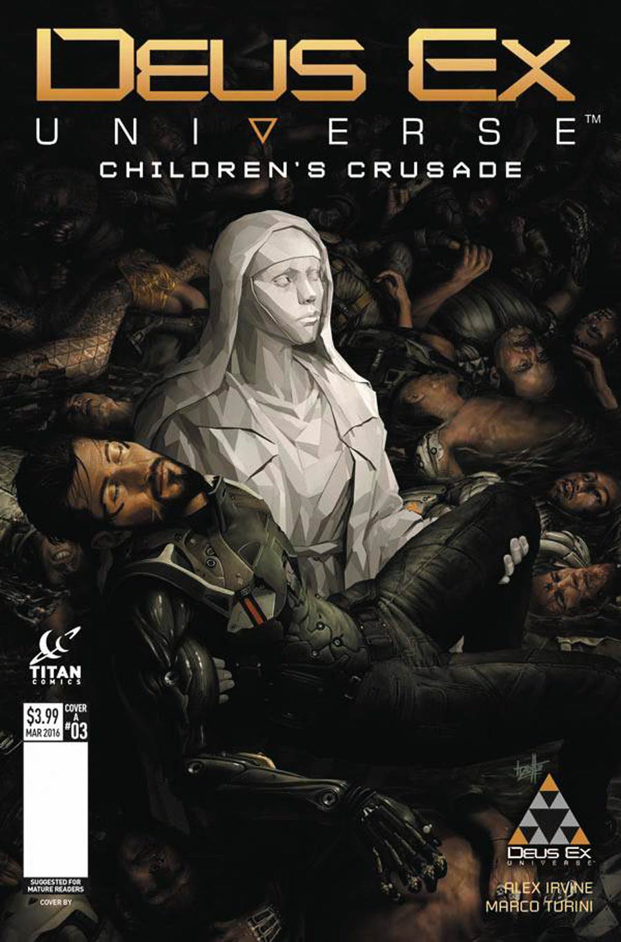 Deus Ex Universe Childrens Crusade #3 Cover A Regular Nicolas Lizotte Game Cover