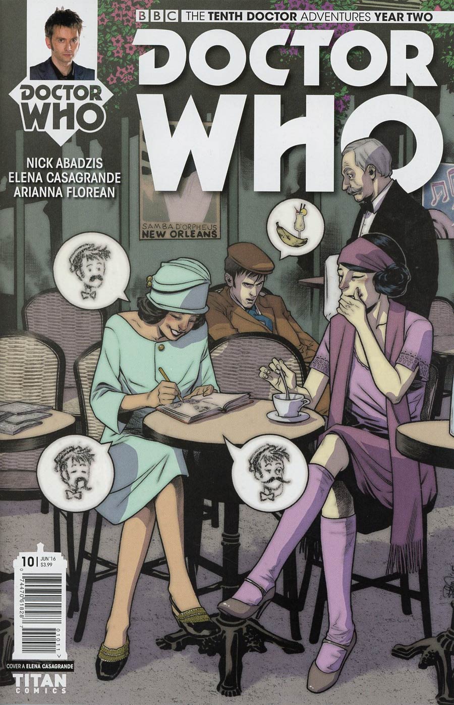 Doctor Who 10th Doctor Year Two #10 Cover A Regular Elena Casagrande Cover