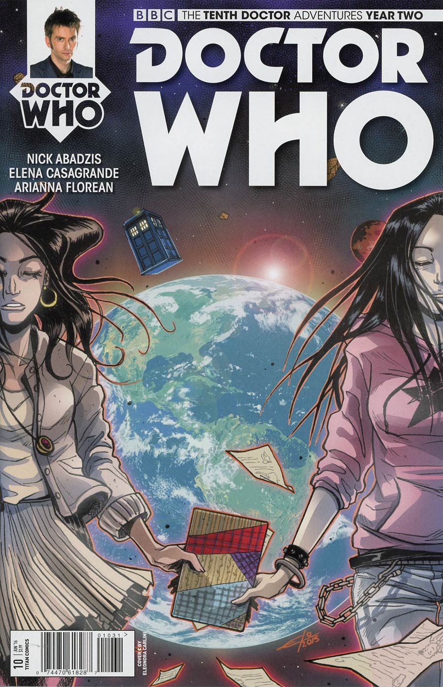 Doctor Who 10th Doctor Year Two #10 Cover C Variant Eleonora Carlini Cover