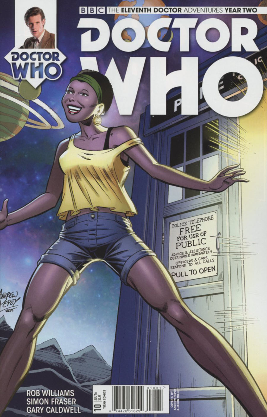 Doctor Who 11th Doctor Year Two #10 Cover C Variant Andrew Pepoy Cover