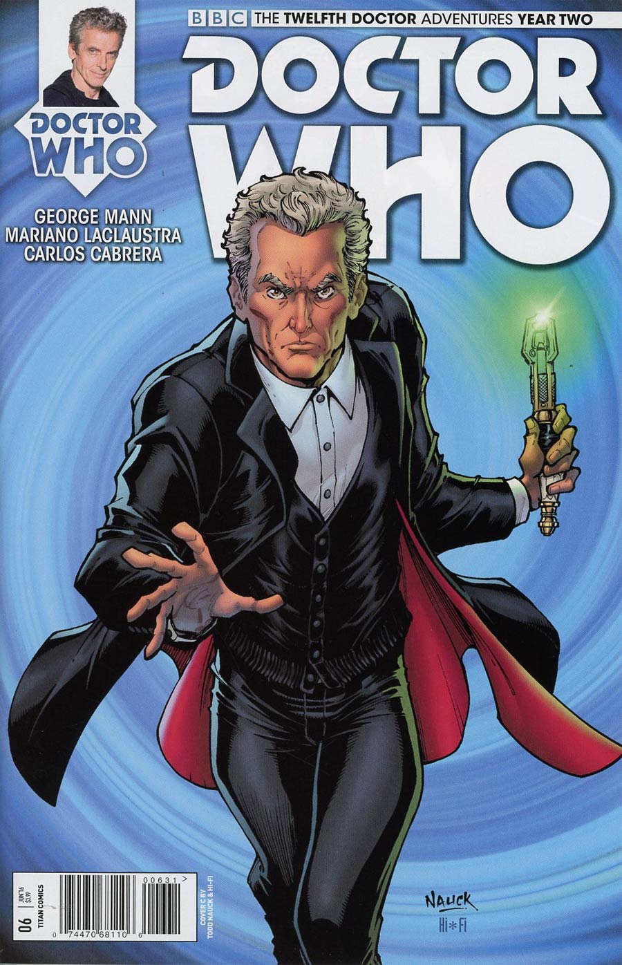 Doctor Who 12th Doctor Year Two #6 Cover C Variant Todd Nauck Cover