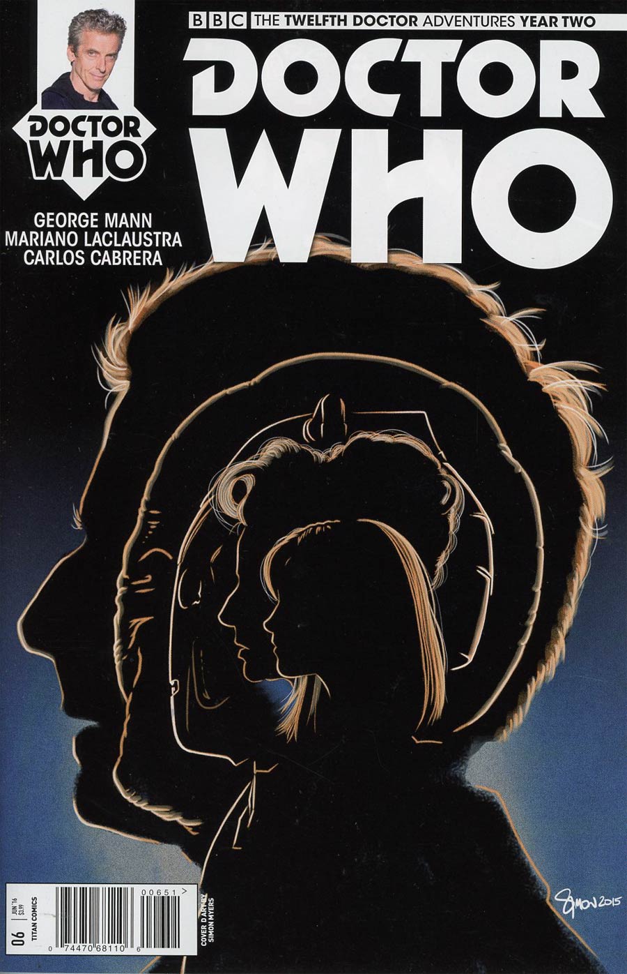 Doctor Who 12th Doctor Year Two #6 Cover E Variant Simon Myers Album Cover