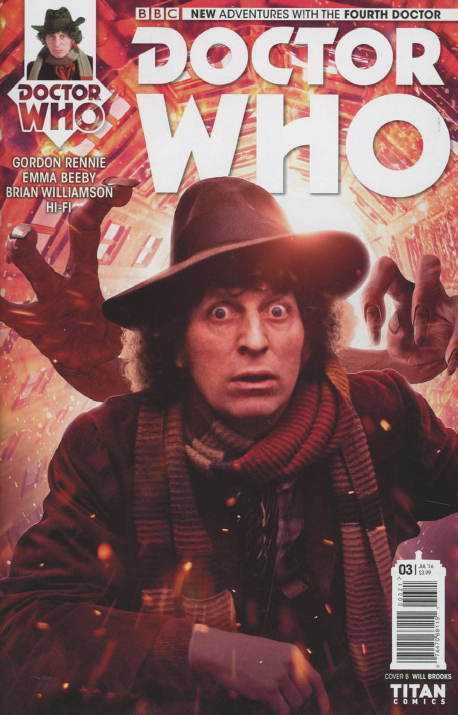 Doctor Who 4th Doctor #3 Cover B Variant Photo Subscription Cover
