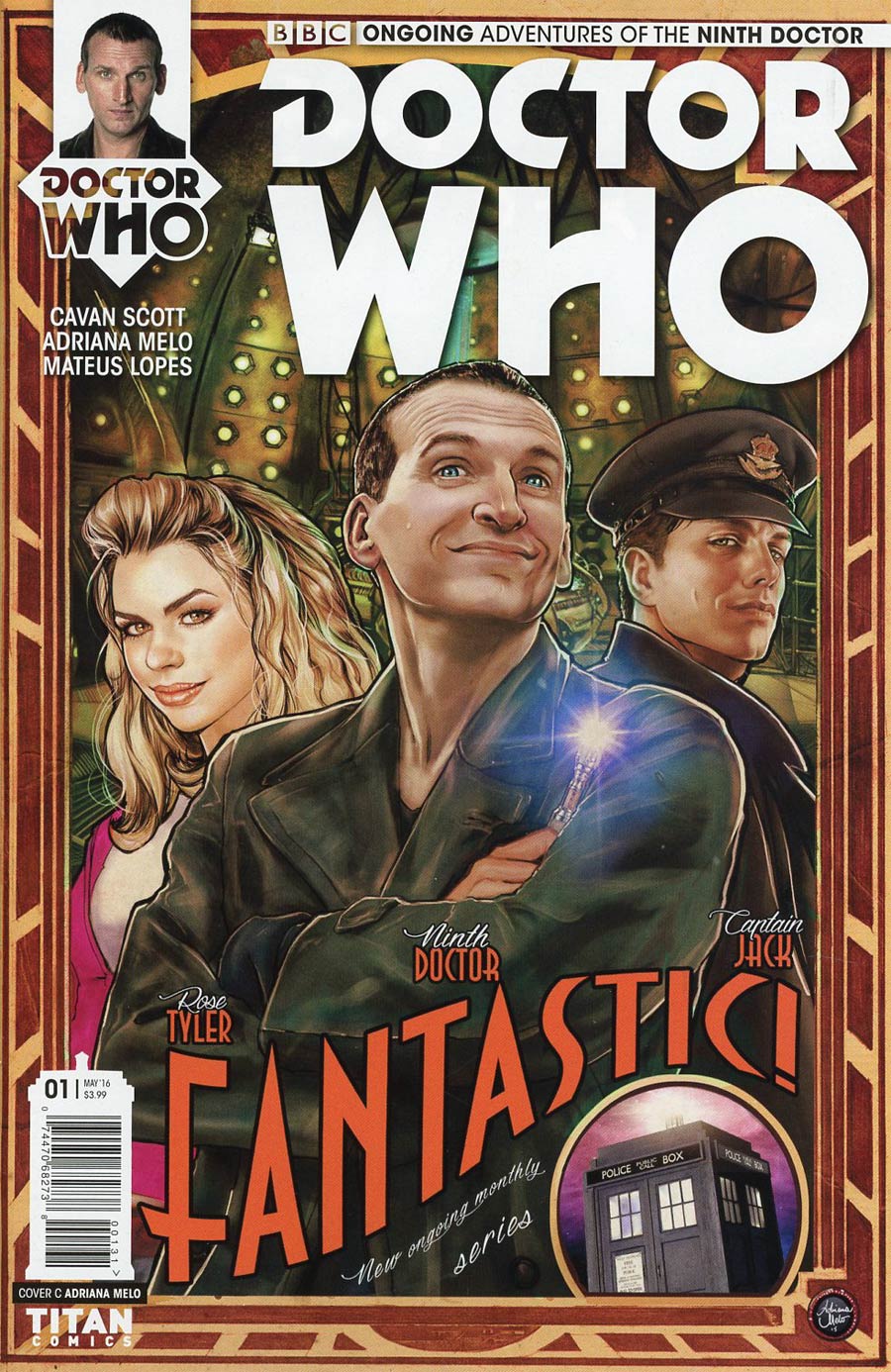 Doctor Who 9th Doctor Vol 2 #1 Cover C Variant Adriana Melo Cover