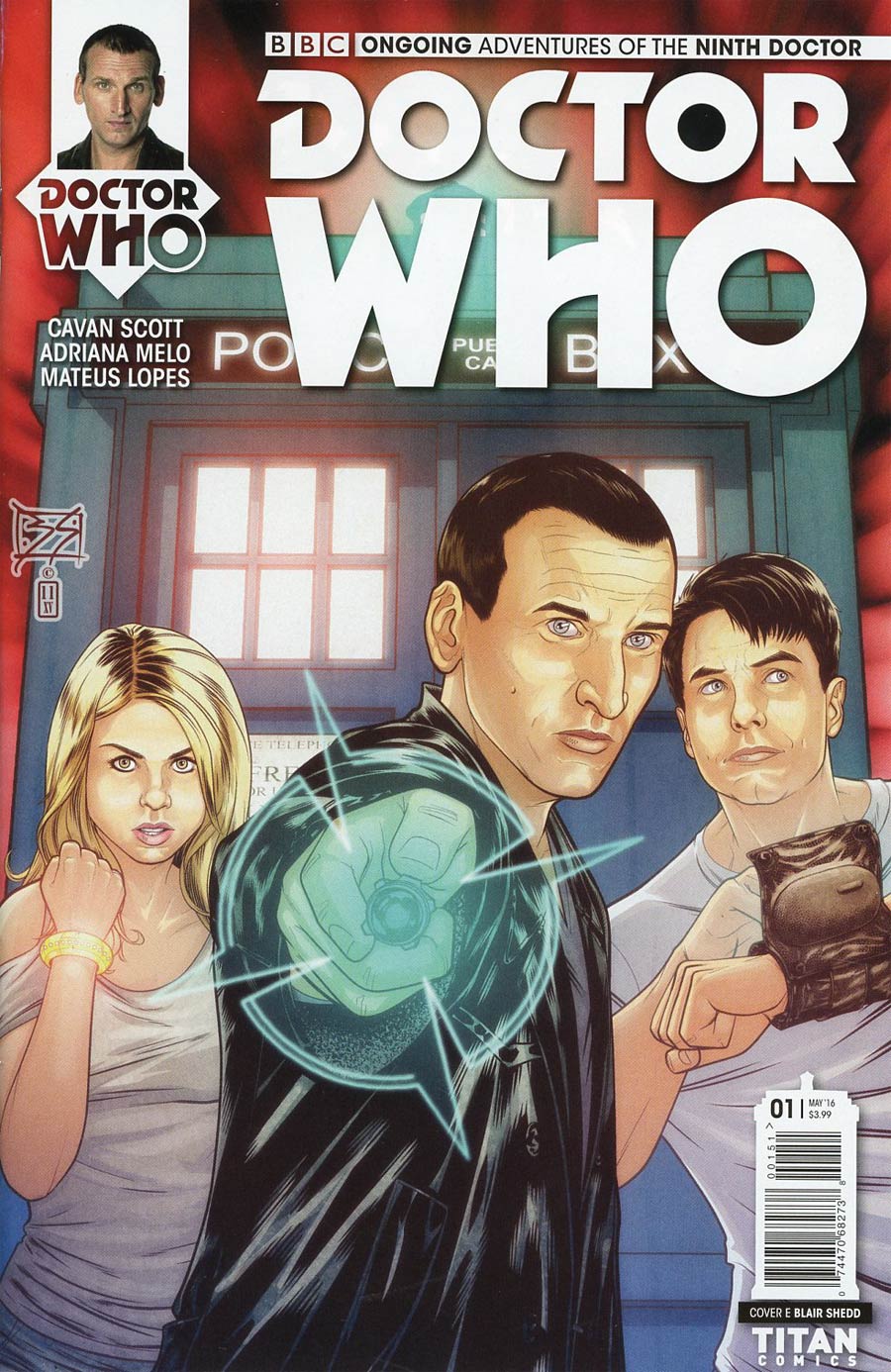 Doctor Who 9th Doctor Vol 2 #1 Cover E Variant Blair Shedd Cover