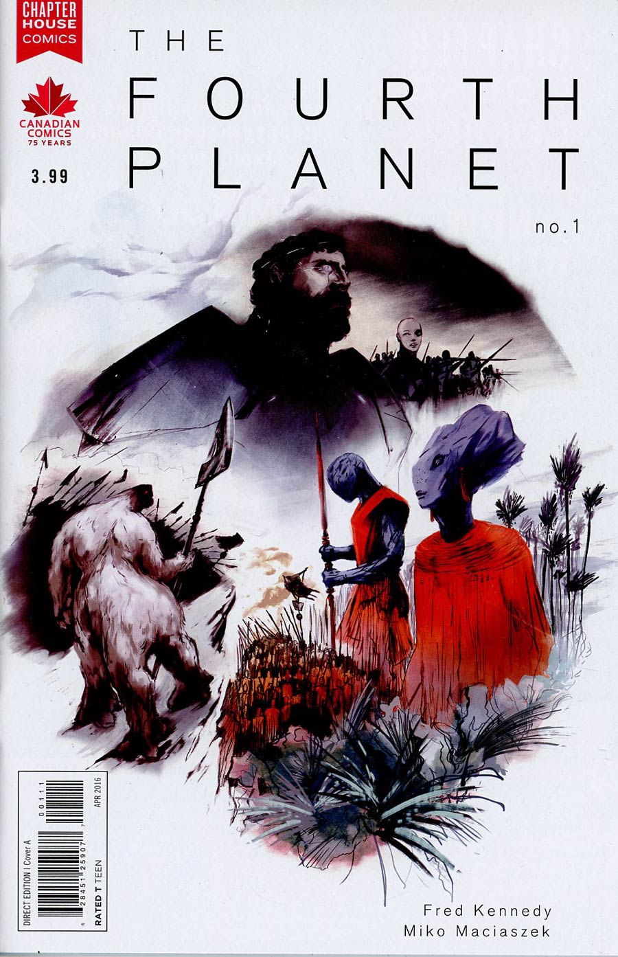 Fourth Planet #1 Cover A Regular Mikko Maciaszek Cover