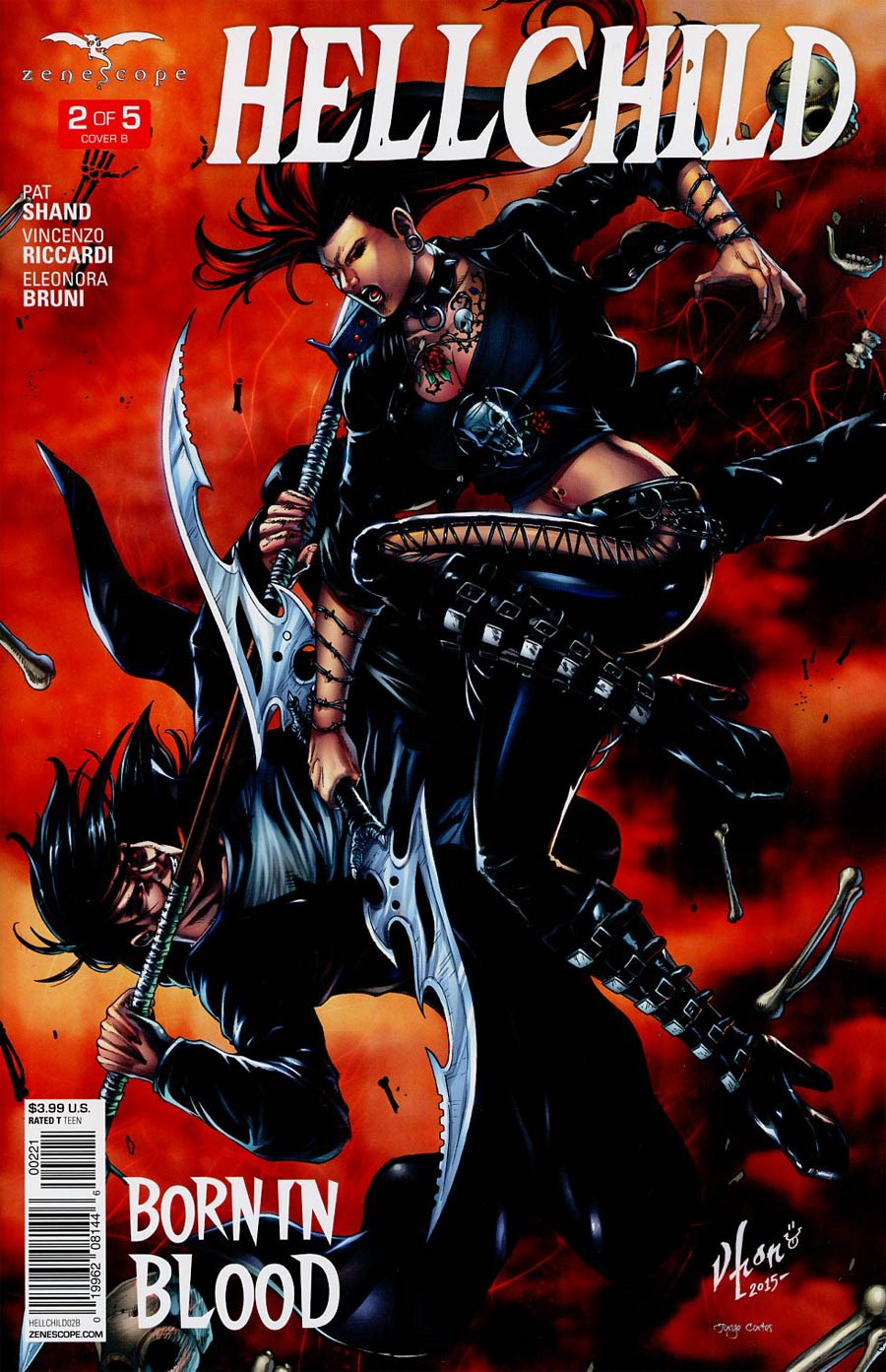 Grimm Fairy Tales Presents Hellchild #2 Cover B Vhon Remot