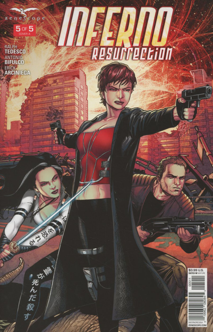 Grimm Fairy Tales Presents Inferno Resurrection #5 Cover A Sean Chen