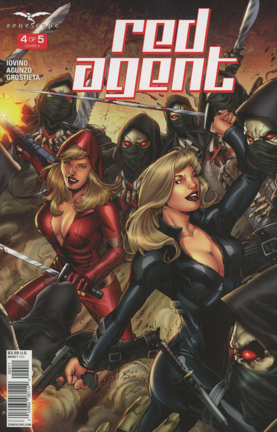 Grimm Fairy Tales Presents Red Agent #4 Cover A Ian Richardson