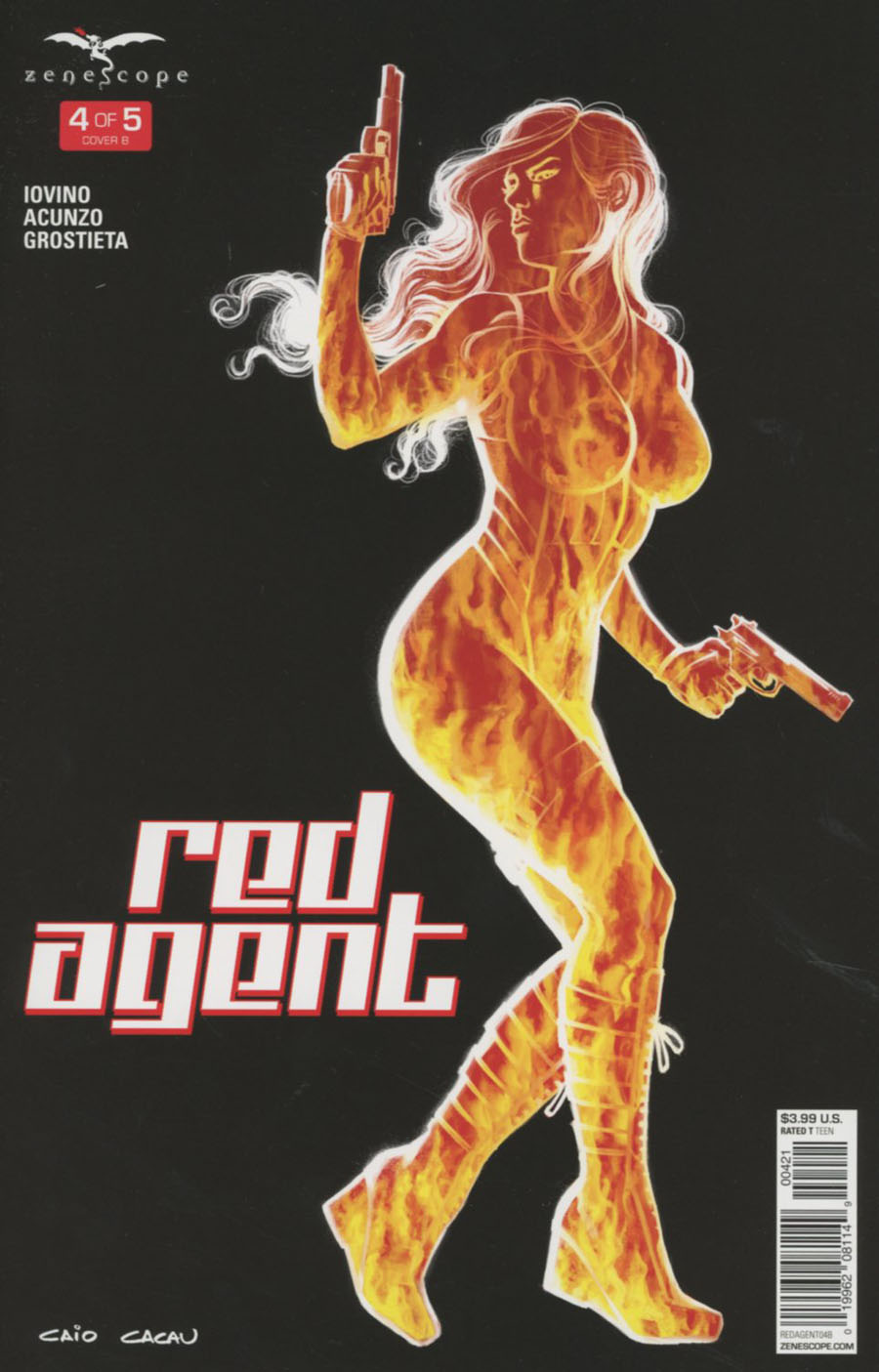 Grimm Fairy Tales Presents Red Agent #4 Cover B Caio Cacau
