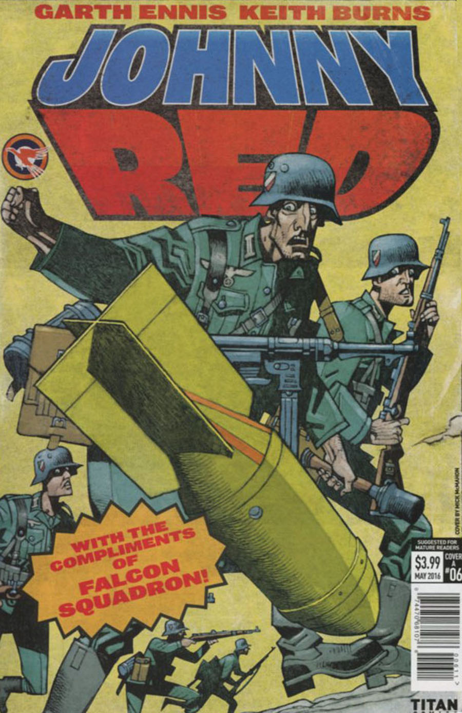 Johnny Red #6 Cover A Regular Mick McMahon Cover