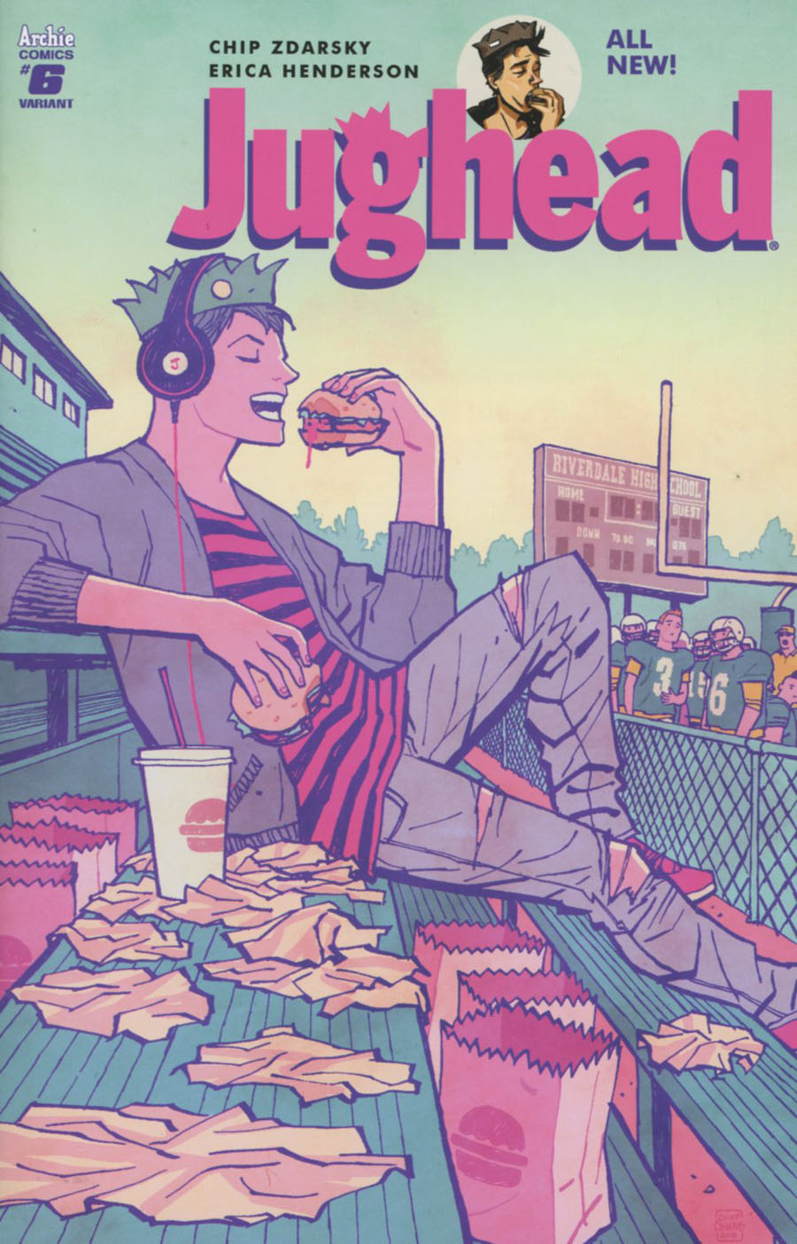 Jughead Vol 3 #6 Cover B Variant Cliff Chiang Cover