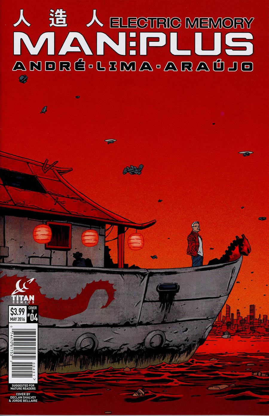 Man Plus #4 Cover B Variant Declan Shalvey Cover