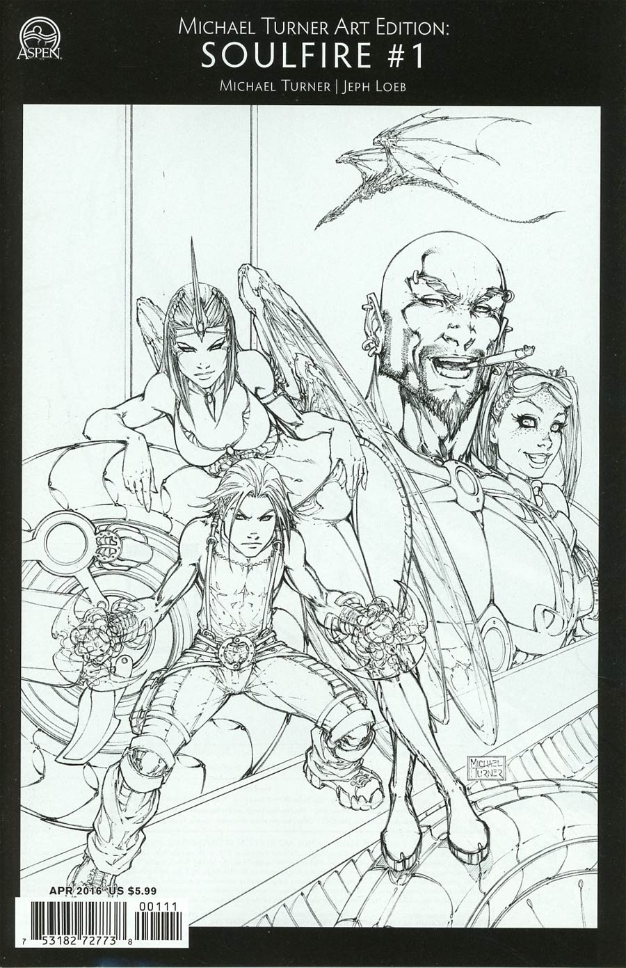 Michael Turner Art Edition Soulfire #1 Cover A Regular Michael Turner Cover