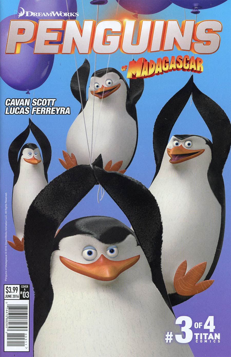 Penguins Of Madagascar Elite-ist Of The Elite #3 Cover A Regular Film Art Cover